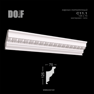 Карниз потолочный гипсовый C11.1 Карниз потолочный гипсовый C11.1