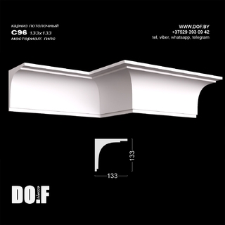 Карниз потолочный гипсовый C96 Карниз потолочный гипсовый C96